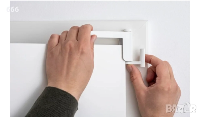 Затварящ механизъм за врата Бял