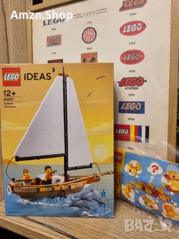 Lego Ideas 40487 Приключенски комплект с платноходка 330 части + 30503 подарък!