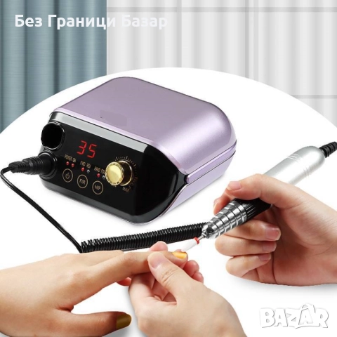 Нова Професионална машина за маникюр нокти 35000RPM електрическа пила модел М1, снимка 3 - Продукти за маникюр - 51639938