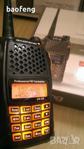 Нова Baofeng 6R 8W модел 2024 двубандова CTCSS, DCS PMR 136-174 400-520 От вносител, снимка 7 - Друга електроника - 43883573