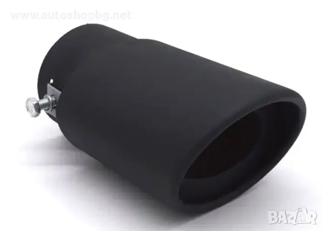 Накрайник за ауспух черен мат