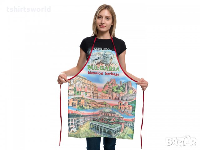 Нова традиционна готварска престилка България - Наследство, снимка 4 - Български сувенири - 28337579