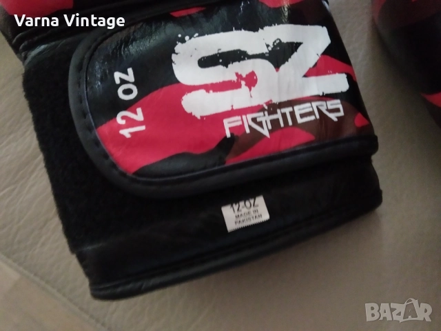 Боксови ръкавици 12 oz. кожа. SZ Fighters Пакистан., снимка 6 - Бокс - 51868035