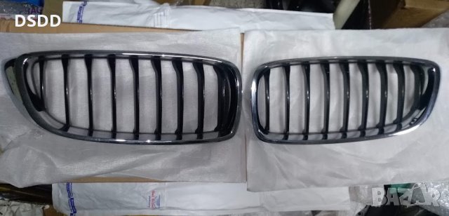 Предни решетки / бъбреци M Sport за BMW 4 F32 F33 F36 хром/черно 