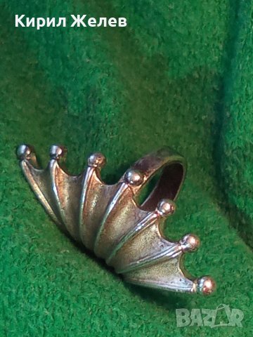 СТАР КРАСИВ ПОСРЕБРЕН АРТ ДЕКО СТИЛ МЕДЕН ПРЪСТЕН 27184, снимка 2 - Пръстени - 36870549