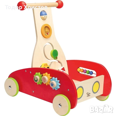 Дървена проходилка за бебе Hape Wonder Walker