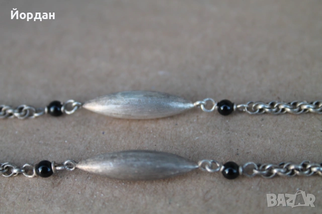 Дамски сребърен гердан 0,925, снимка 3 - Колиета, медальони, синджири - 53275119