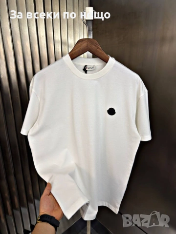 Moncler Мъжка Тениска👕Мъжка Блуза С Къс Ръкав Монклер - Различни Цветове Код A1289, снимка 2 - Тениски - 53568196
