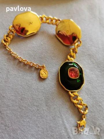 Гривна с  камъни, снимка 4 - Гривни - 47995519