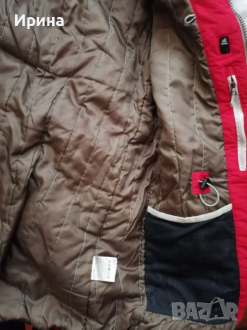 Червено зимно яке DIDRIKSONS1913, размер 40 , снимка 5 - Якета - 53351138