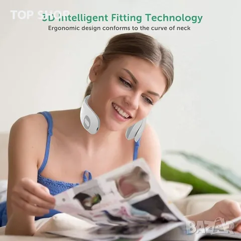 Масажор за врат и рамена с нагряване Neck Relax FE5718, снимка 6 - Масажори - 49105989