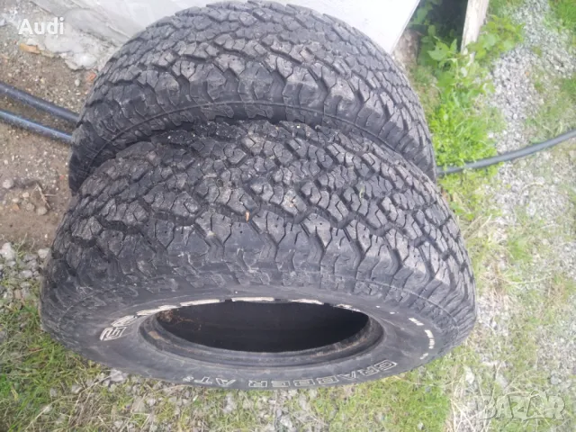 Продавам гуми за джип. Имам налични 6 броя Гумите са ешки по 2 броя/комплект 237/75R15, снимка 11 - Гуми и джанти - 49874245