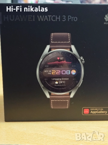 смарт часовник HUAWEI WATCH 3 PRO eSIM, снимка 5 - Мъжки - 52076980