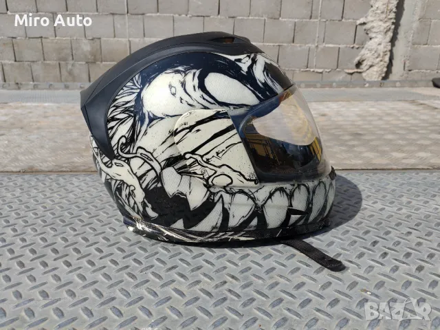 Каска Icon Artists Размер М, снимка 5 - Аксесоари и консумативи - 50367814
