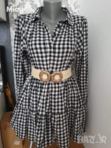 Zara Вълнена Рокля , снимка 2 - Рокли - 47358887