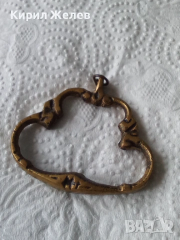 Мебелна дръжка бронзова 53771, снимка 3 - Антикварни и старинни предмети - 53568537