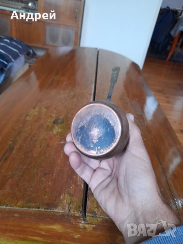 Старо Бакърено Джезве #10, снимка 6 - Други ценни предмети - 52204628