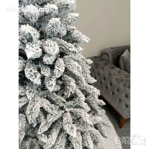 Изкуствена коледна елха Grand Victoria заснежена, Луксозно коледно дърво, снимка 3 - Декорация за дома - 52575508