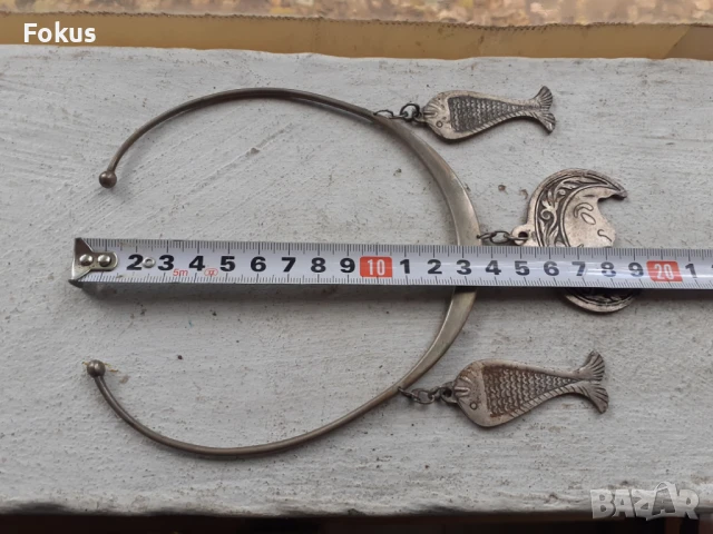 Стар берберски накит за врата колие гердан огърлица, снимка 4 - Антикварни и старинни предмети - 51195340