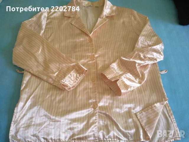 Дамска сатенена пижама с подарък, снимка 2 - Нощници - 33619825