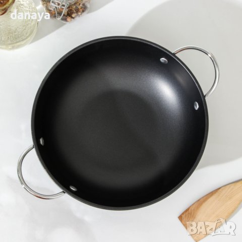 4375 Малък Wok тиган, 20 см, снимка 2 - Съдове за готвене - 43798441