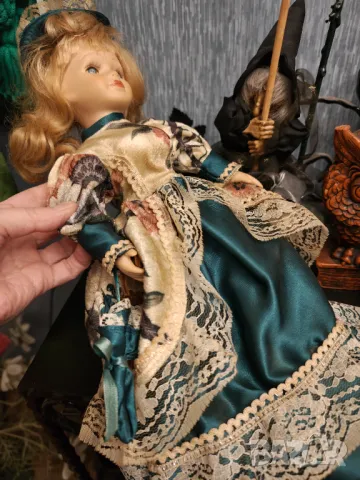 Стара порцеланова кукла ръчна изработка от 70 те год, снимка 11 - Колекции - 47972391