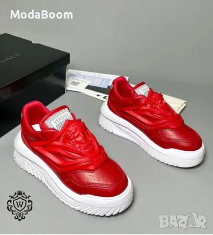 Versace червени дамски маратонки, снимка 2 - Маратонки - 48816195