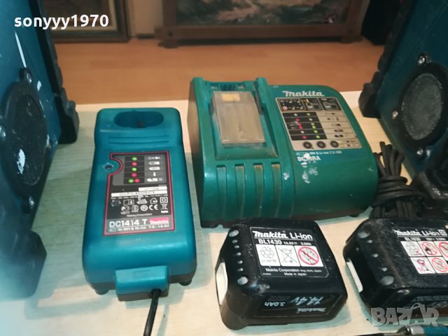 makita radio & charger & battery 0205211201, снимка 9 - Винтоверти - 32740456