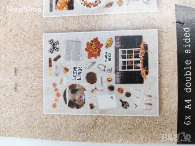 Декорация за картички paper craft set Крафт материали, снимка 7 - Ученически пособия, канцеларски материали - 38368483