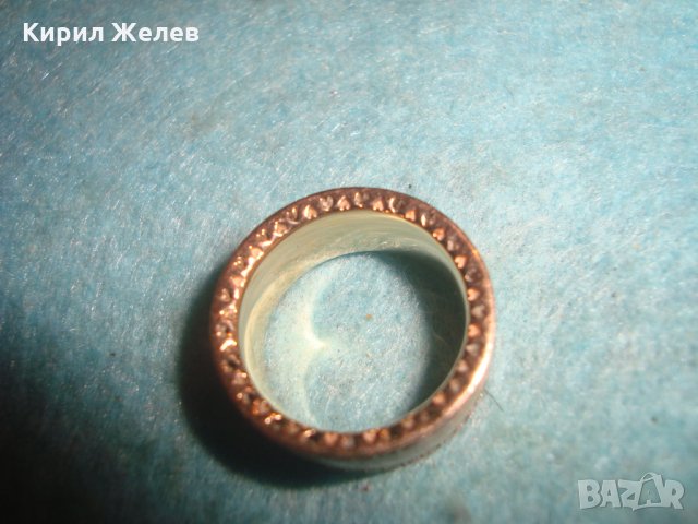 T1 ALE R 50 ПОЗЛАТЕН СКЪПОЦЕНЕН ЕМАЙЛИРАН ПРЪСТЕН PANDORA МАРКОВО ФЕШЪН БИЖУ с ДИАМАНТЧЕТА 25266 , снимка 16 - Пръстени - 34884063