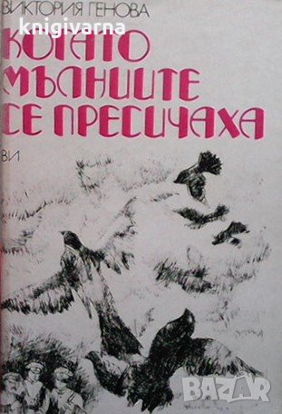 Когато мълниите се пресичаха Виктория Генова, снимка 1 - Българска литература - 32508798