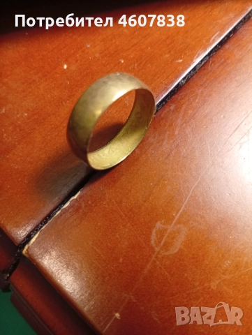 Пръстен позлатен кралство югославия 19 мм, снимка 5 - Пръстени - 52136919