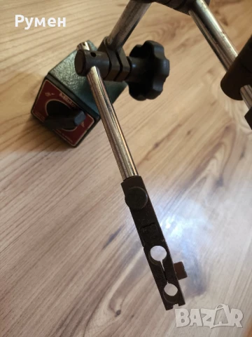 Магнитна основа Mitutoyo 7011sn с магнитна сила 600 N, снимка 5 - Други инструменти - 51148644