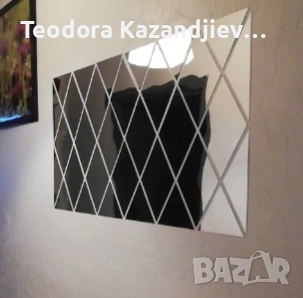 Огледални стикери за стена 32 броя – Лесен начин да преобразиш дома си с модерна елегантност, снимка 4 - Декорация за дома - 52874386