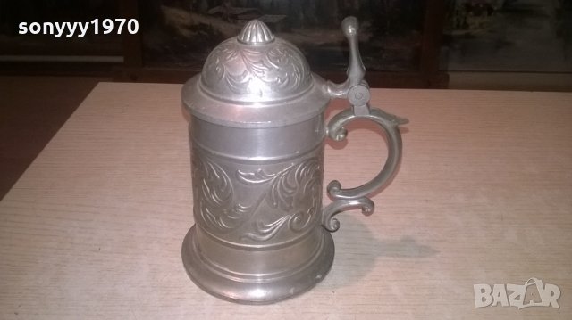 МЕТАЛНА РЕТРО ХАЛБА-16Х14Х10СМ-ВНОС ХОЛАНДИЯ, снимка 2 - Антикварни и старинни предмети - 27810380