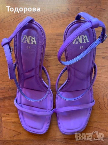 Сандали ZARA лилави
