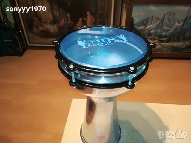 INOX-голяма тарамбука 40см инокс 1105221238, снимка 3 - Ударни инструменти - 36726069