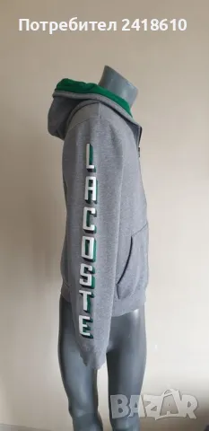 Lacoste Sport Full Zip Hoodie Mens Size 2 - XS - S ОРИГИНАЛ! Мъжка Качулка с цял цип!, снимка 4 - Суичъри - 49464605