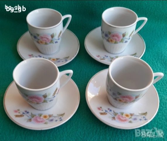 JAPAN порцеланова рамка за снимка / четири чашки с чиниики, снимка 8 - Други - 24487135