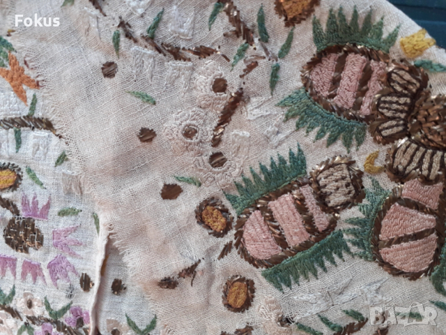 Невероятна българска възрожденска шевица, снимка 3 - Антикварни и старинни предмети - 53406178