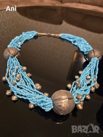 Уникален гердан РЪЧНА ИЗРАБОТКА , снимка 2 - Колиета, медальони, синджири - 52462265