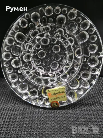 Кристален свещник , снимка 3 - Декорация за дома - 49133312