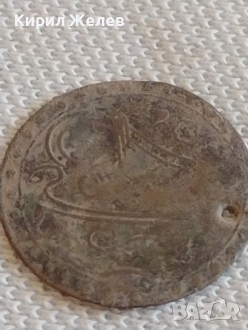 Стар КОРАБЕН ЖЕТОН над стогодишен рядък бронз мед за КОЛЕКЦИОНЕРИ 42495, снимка 2 - Нумизматика и бонистика - 43907705