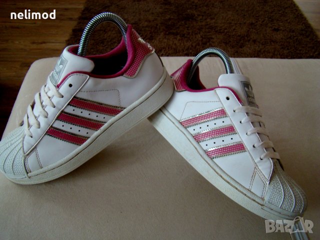 ADIDAS SUPERSTAR Разпродажба ... намалени на 35.00 лв size UК 3  номер 35,5            , снимка 5 - Кецове - 40307064