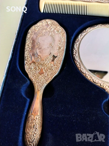 Луксозен Дамски Посребрен Комплект, снимка 3 - Други - 50597715