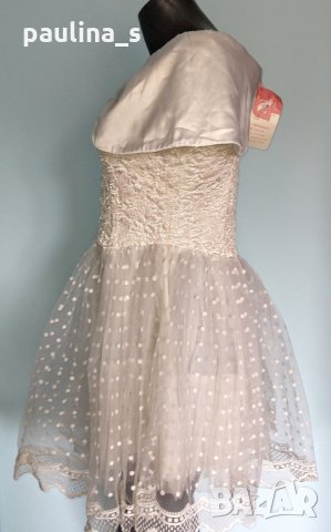 Булчинска рокля с корсет и шлейф, снимка 8 - Сватбени рокли - 15553351