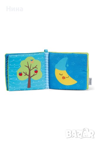 Бебе луксозна, текстилна, мека книжка със звукови ефекти Sterntaler , снимка 4 - Образователни игри - 43926680