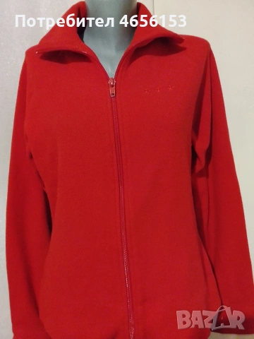 ДАМСКИ. ЧЕРВЕН ПОЛАРЕН СУИЧЪР - РАЗМЕР L 42 , снимка 4 - Суичъри - 53448673