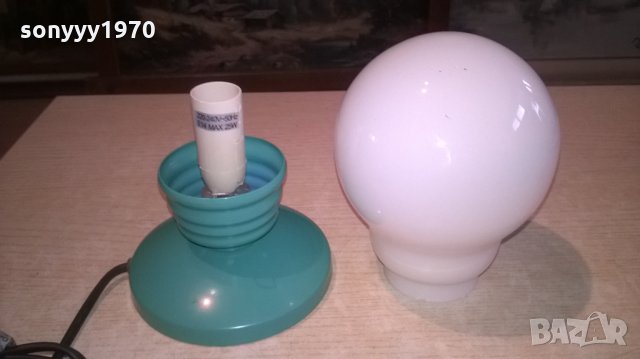 лампа-крушка-21х13-внос швеицария, снимка 5 - Настолни лампи - 27447020