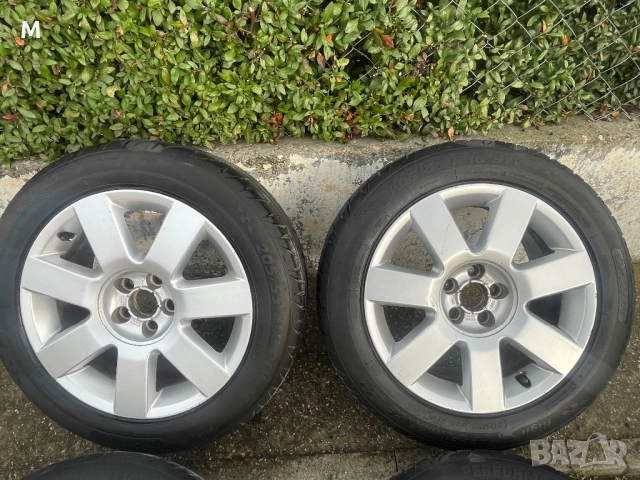 Джанти 16" 5х100 с гуми 205/55/16 Skoda,VW,Seat,Audi, снимка 3 - Гуми и джанти - 52342802